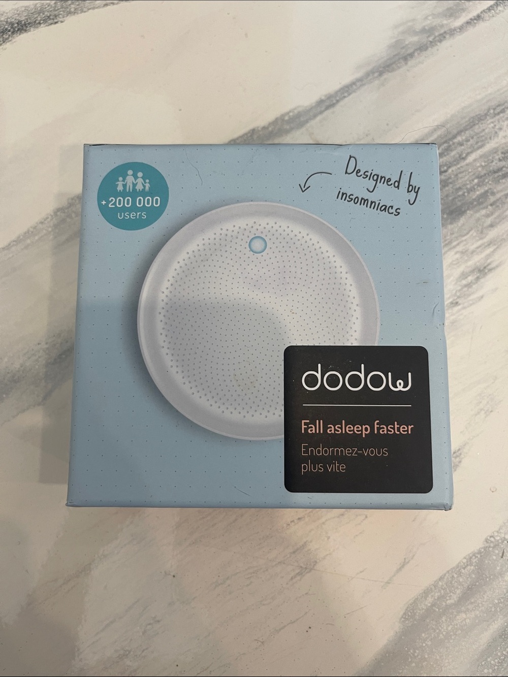 NIB Dodow White Sleep Trainer - Fall Asleep Faster